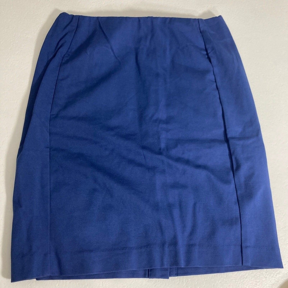 J. Jill Deep Blue Pencil Skirt